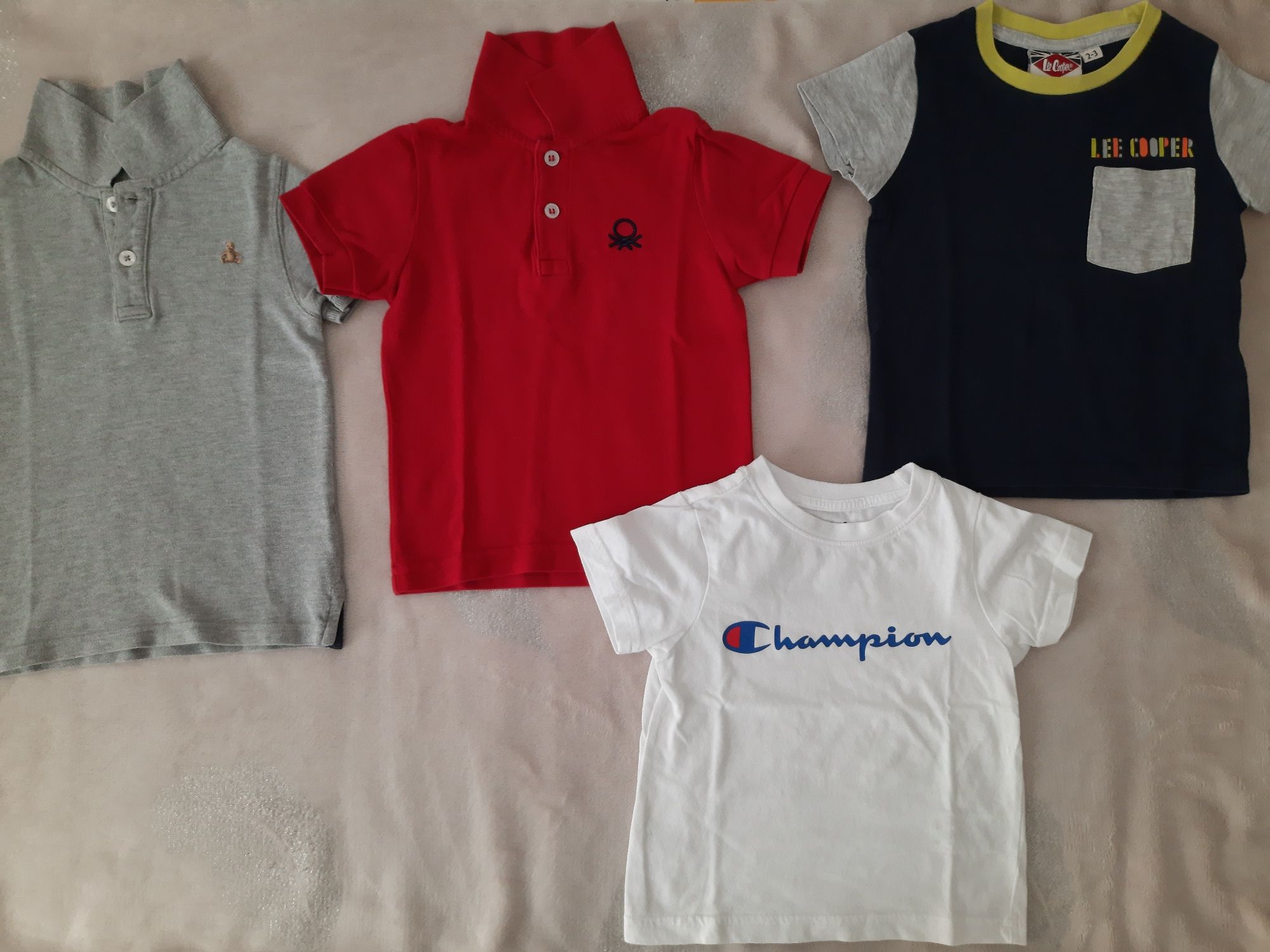 Lot tricouri Baby Gap, Benetton, Lee Cooper, Champion