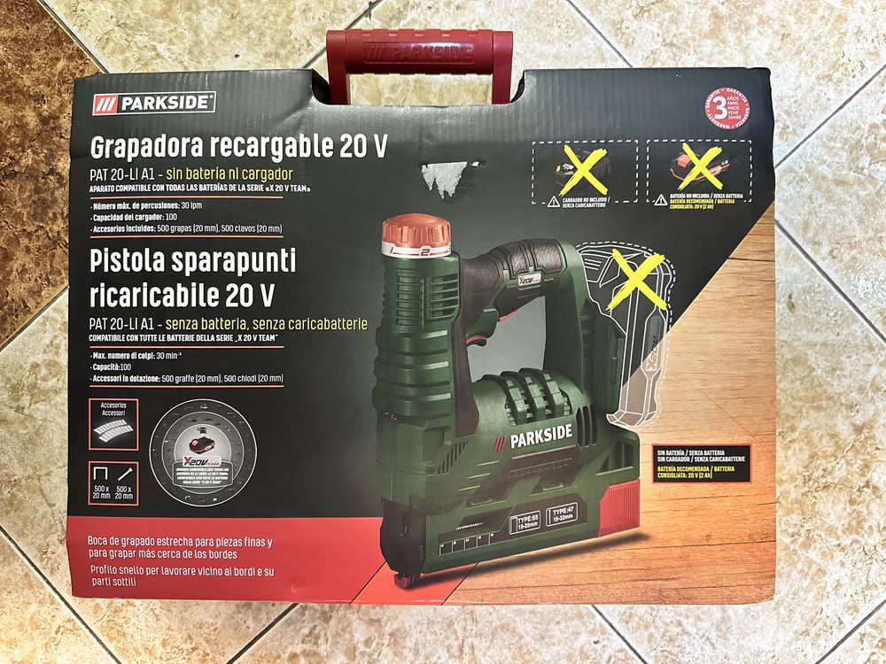 Акумулаторен такер Parkside PAT 20-Li A1