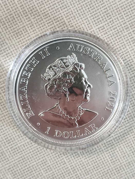 Сребърни монети от 1 тройунция 999 чисто сребро