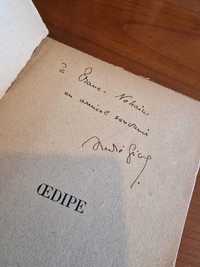 André Gide - Œdipe - 1931 - cu DEDICATIE