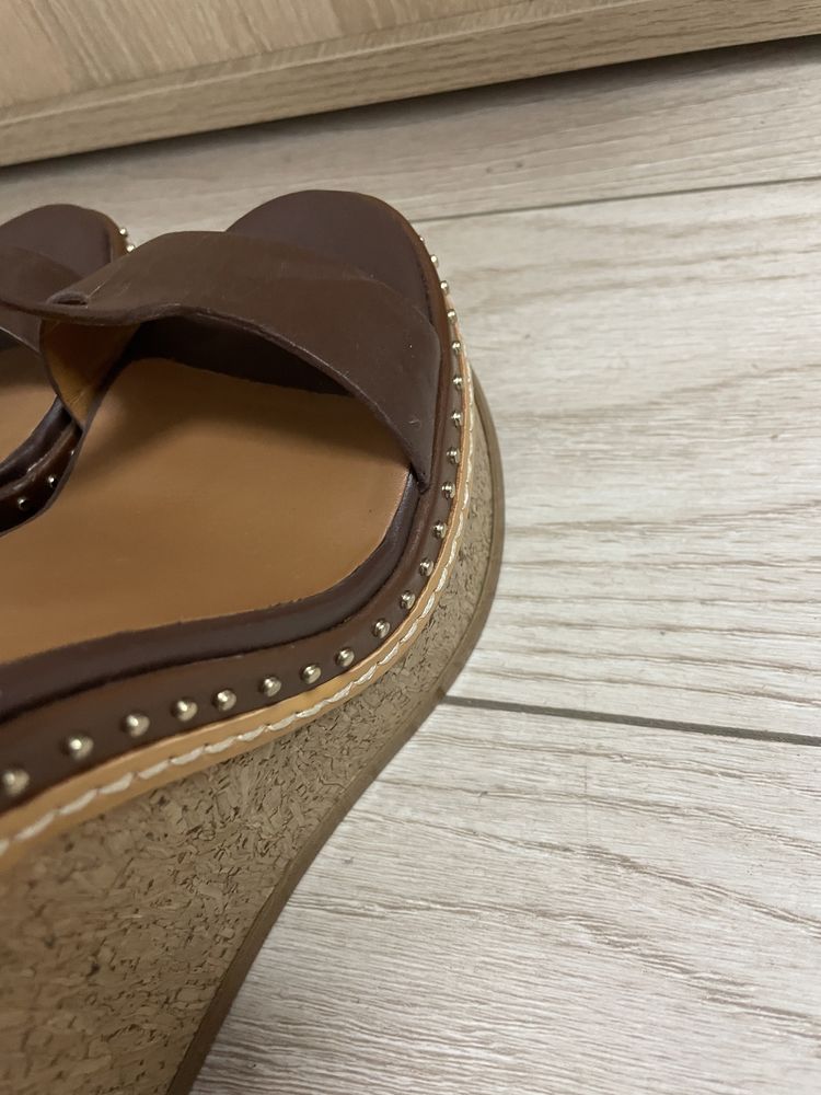 Sandale Zara, piele naturala, marime 36