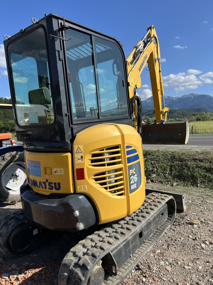 Miniexcavator komatsu din 2020 cu 1000 ore funct compatibil bobcat tac