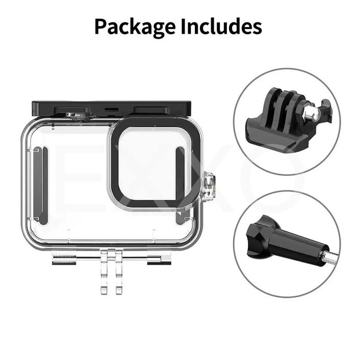 Водоустойчив корпус за GoPro Hero 3, 4, 5, 6, 7, 8, 9, 10, 11, 12, 13