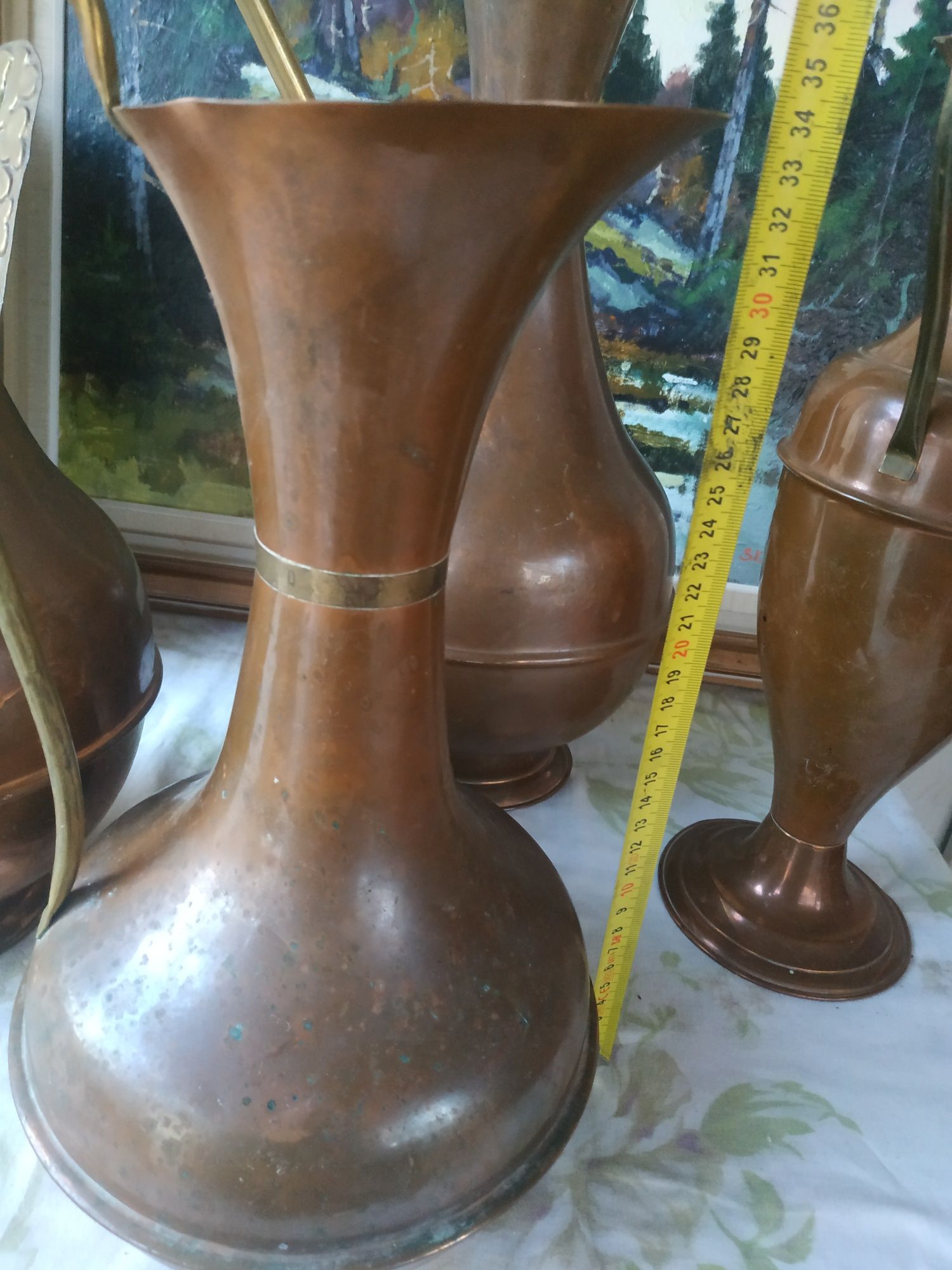 Vaze dimensiuni mari din cupru