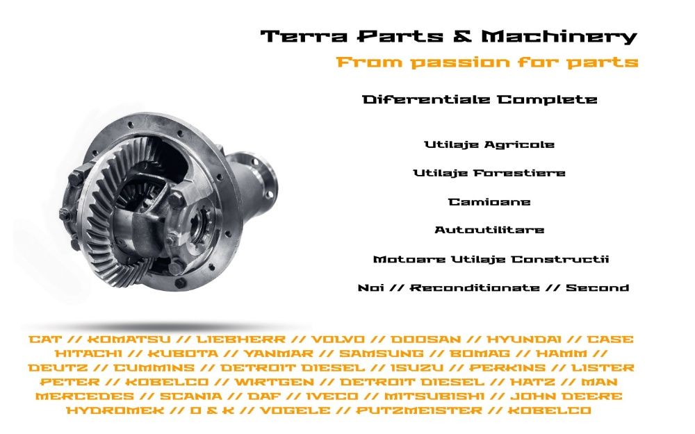 Diferentiale utilaje Constructii & Agricole & Forestiere