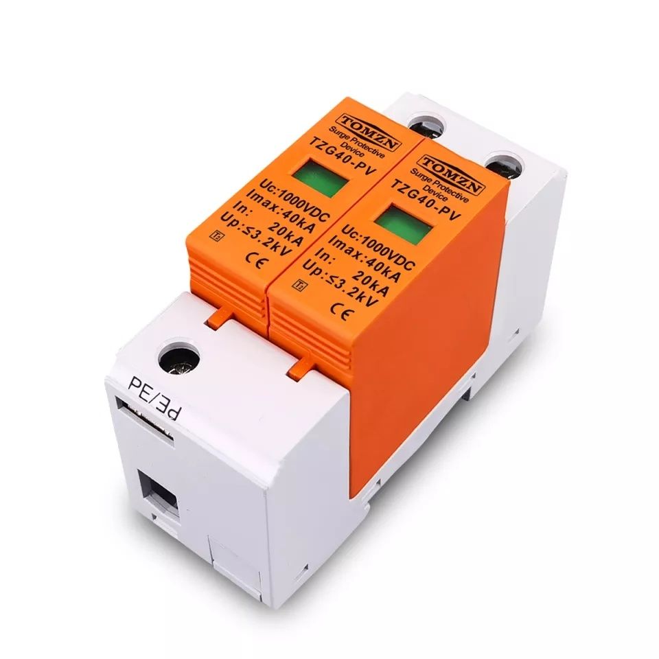 Катоден отводител 2P DC 1000V / 800V / 600V / 500V  20-40ka