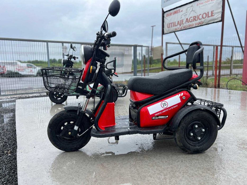 Tricicleta electrica fara permis tuk tuk electric Thor Trixy 2 Agramix
