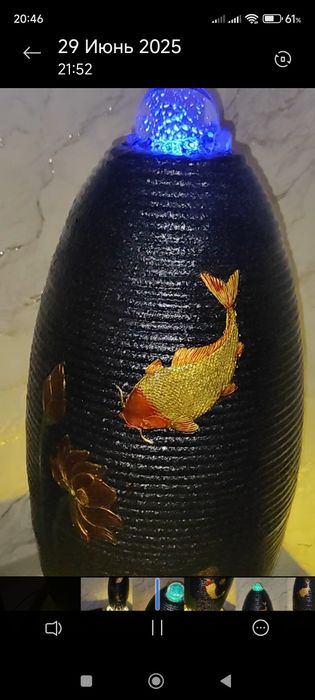 Декоративный домашний фонтан.