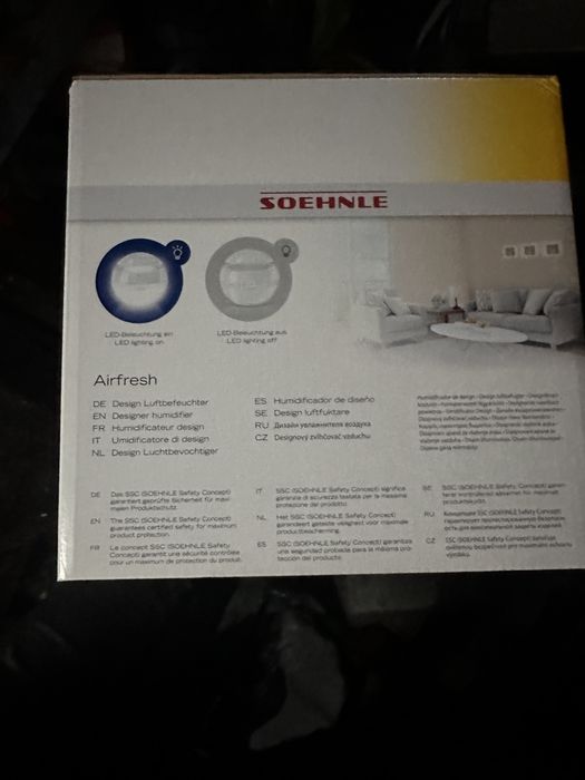 Vand umidificator aer soehnle