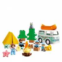 LEGO DUPLO - Aventura cu rulota de vacanta a familiei 10946, 30 piese