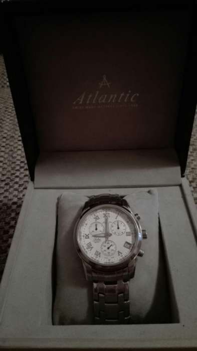 Vand ceas Atlantic seabasse chrono s,au schimb cu jenti aliaj/15 , vw