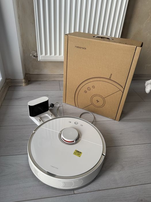 Robot de aspirare Roborock 2 S50, 14.4 V, Mop, Autonomie 2h, WiFi, Alb