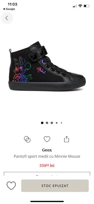 Papuci fetiță Geox