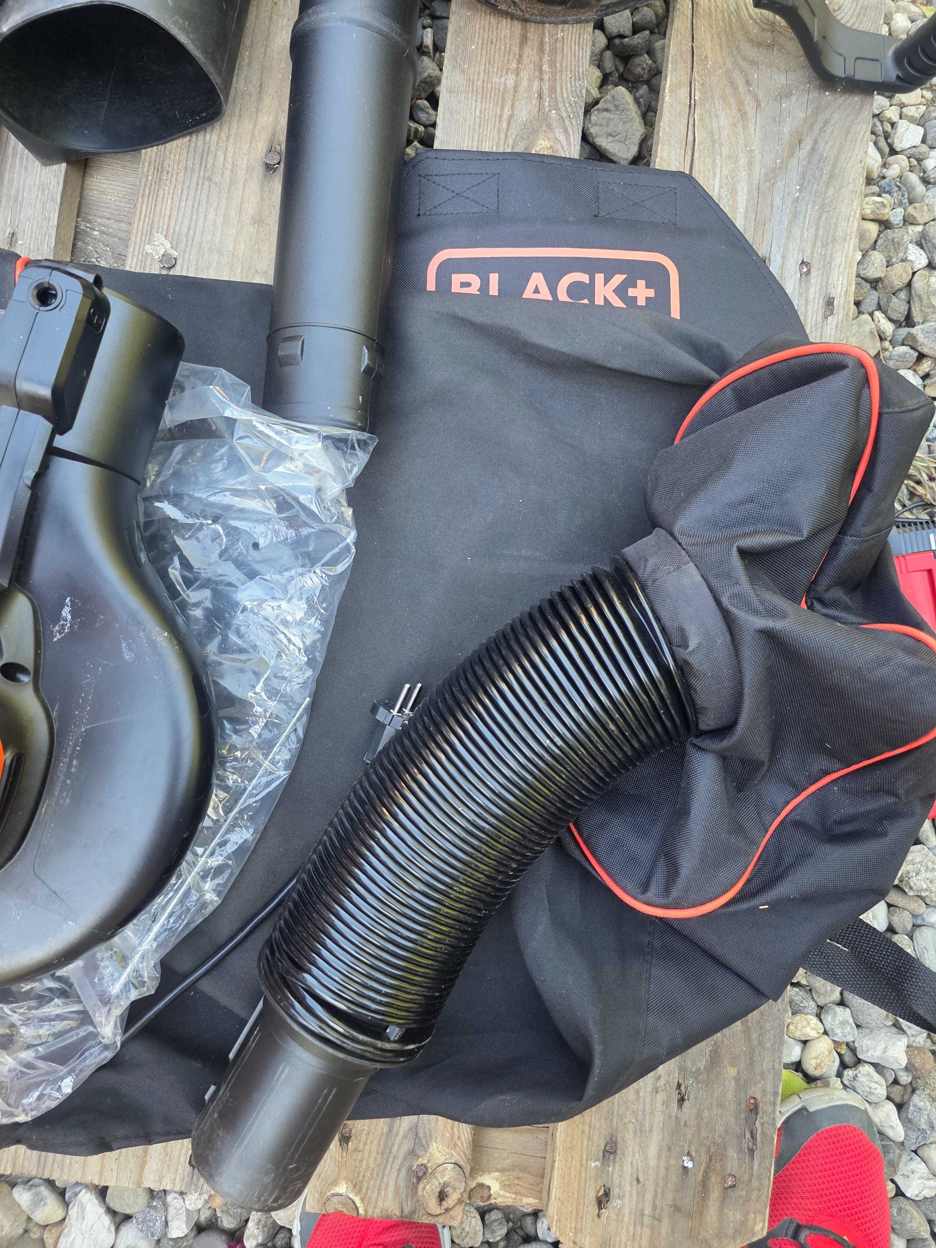 Suflanta si aspirator cu tocator pentru frunze Black & Decker