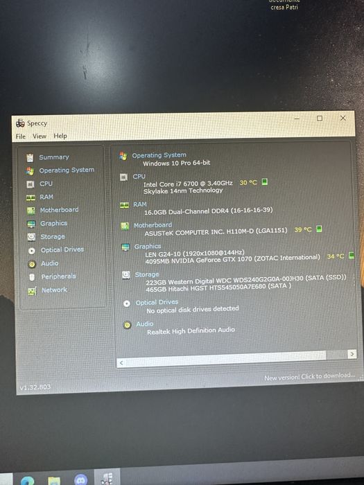 Intel Procesor I7 3.4 16gb RAM DDR4 PC