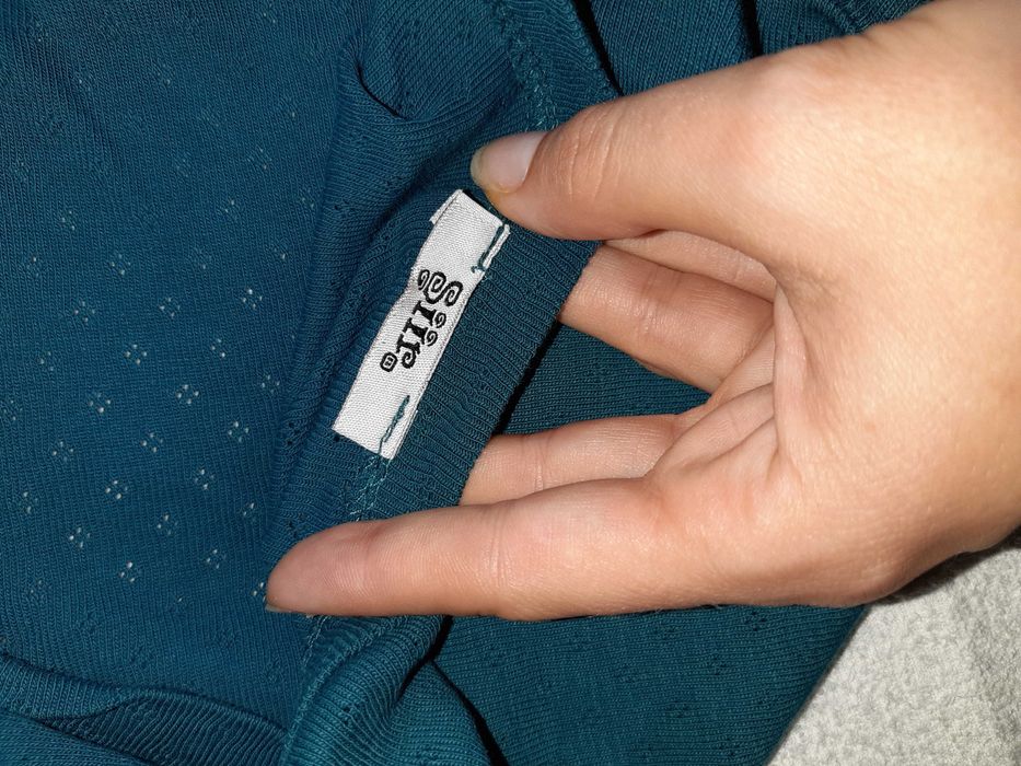 дамско бюстие тип "прегърни ме" с връзки къс ръкав еластично