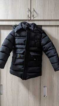 Куртка-пальто зимняя на мальчика 9-10 лет