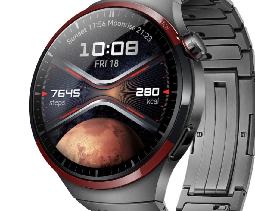 Ceas Huawei Watch 4 Pro, Space Edition Grey Aerospace- Titanium Case
