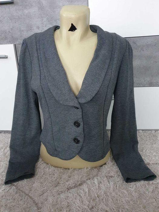 Sacou elegant gri Bodyflirt, S, 100% bumbac