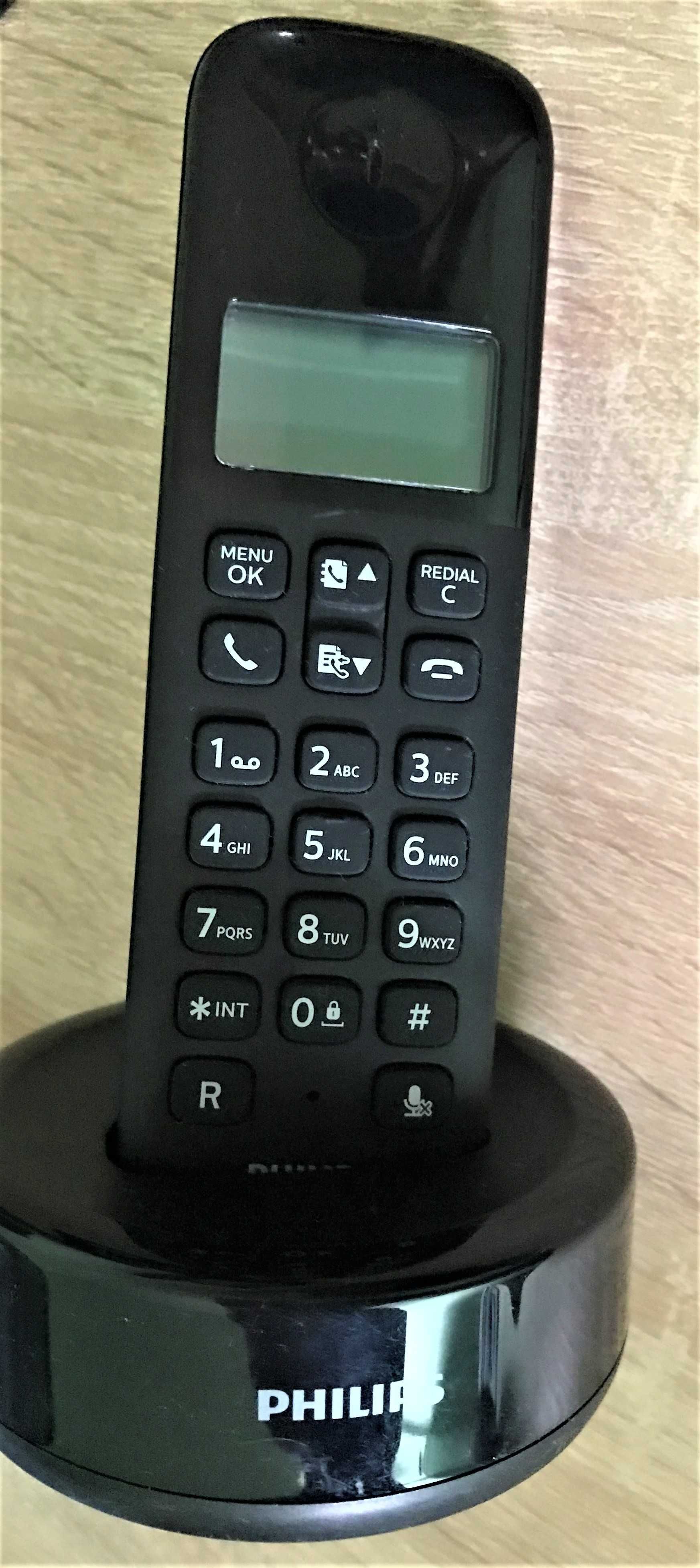 telefon fara fir Philips D130 negru, hotel, pensiune, receptie