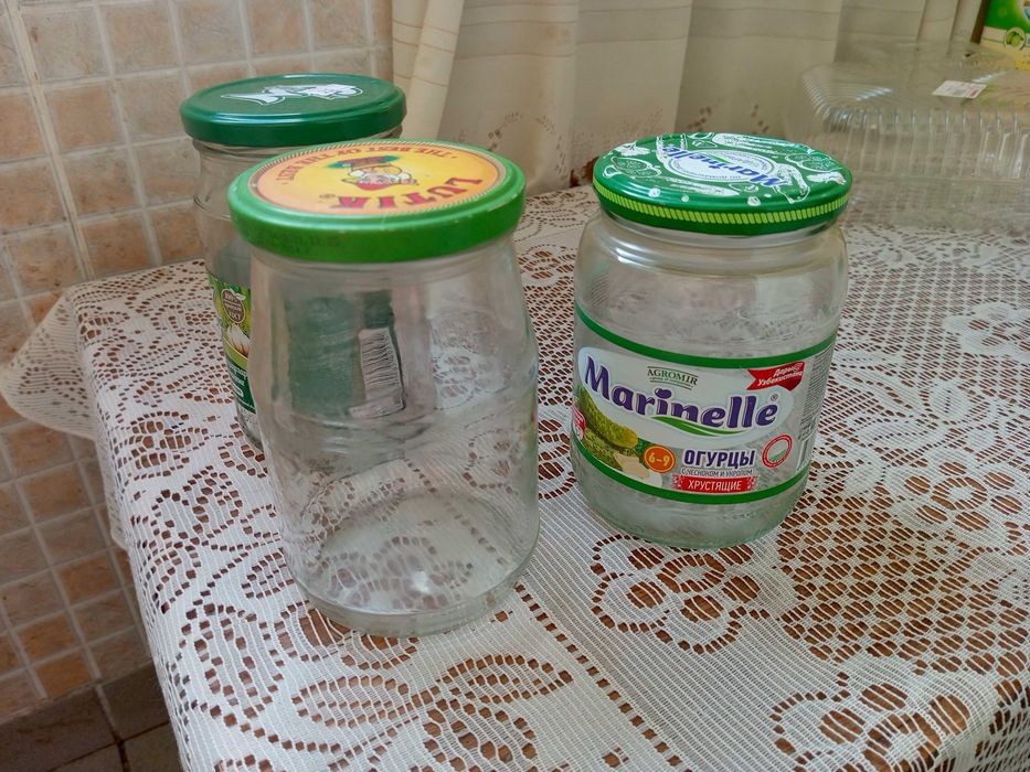 стекляные банки с крышкой, НЕ дорого!