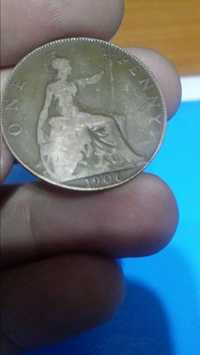 Monedă One Penny din 1906