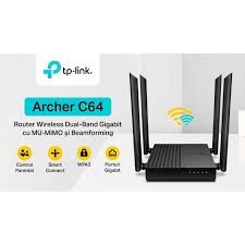 Wi-Fi роутер TP-Link Archer C64 AC1200 Dual-Band