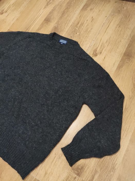 Pulover din lână Shetland made in Scotland mărimea XL