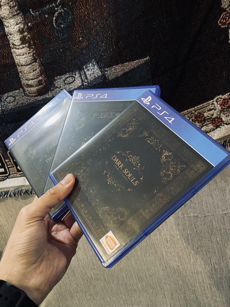 Три диска на ps4/5 Трилогия Dark Souls