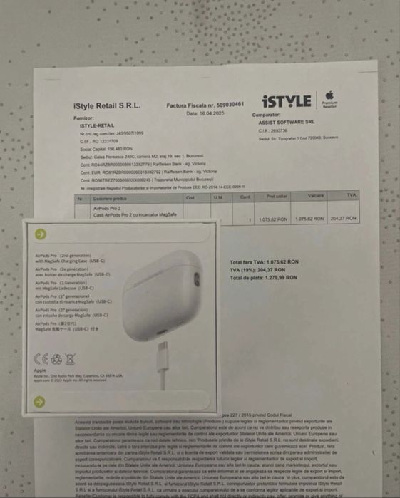 Airpods Pro 2 (ANC,Find my,Serie valida)