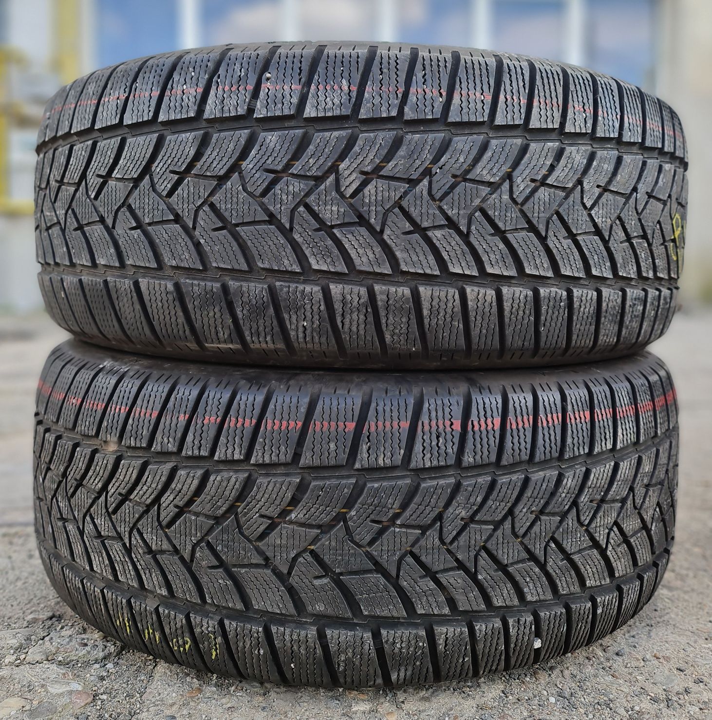 2x 255/55/18 M+S DUNLOP DOT 2021 PROFIL 6.7MM Stare impecabila