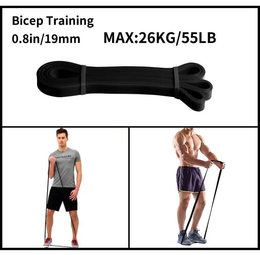 Banda Fitness Elastica Latex Rezistenta 10, 20, 26, 45 kg