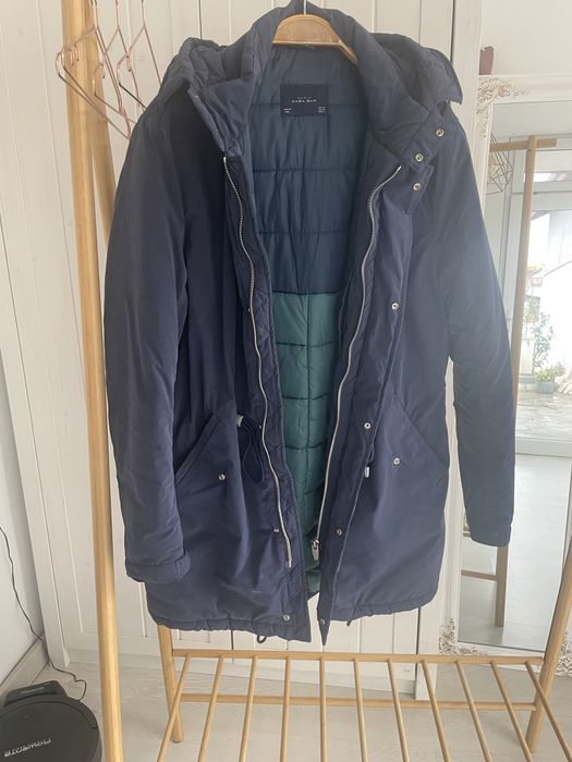 Зимна мъжка парка - zara