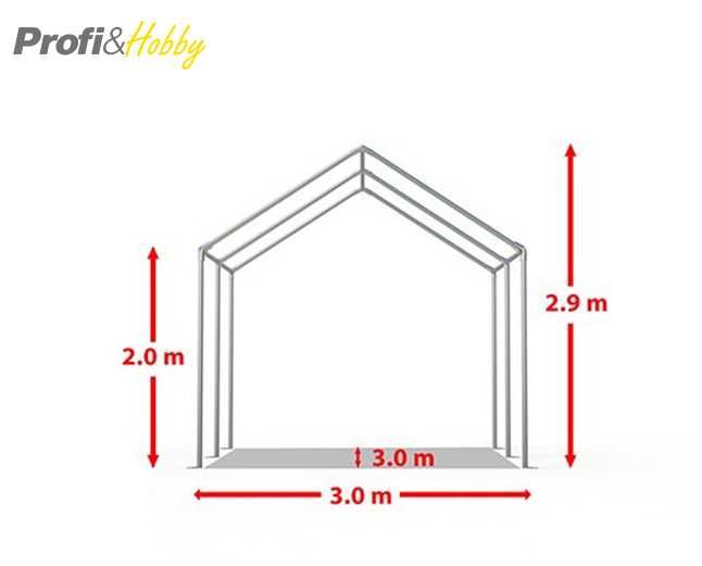 Шатра 3х3 м надеждна водоустойчив PVC 500 g