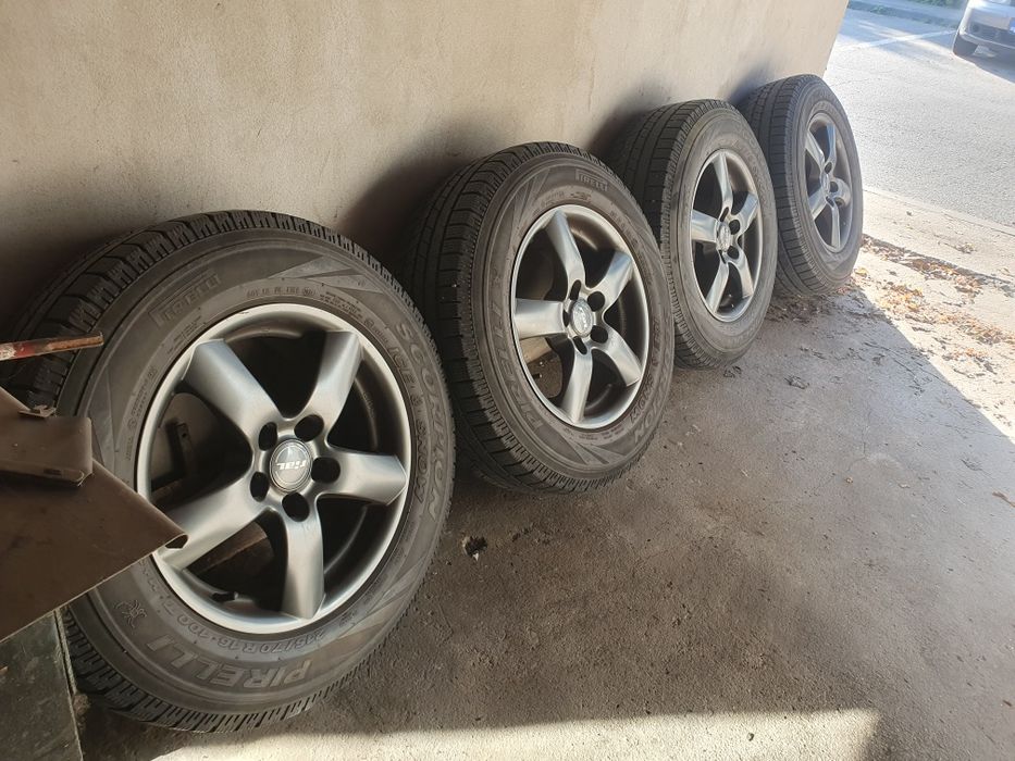 Jante Rial kia sportage, Tucson 5x114,3 cu anvelope iarna Pirelli