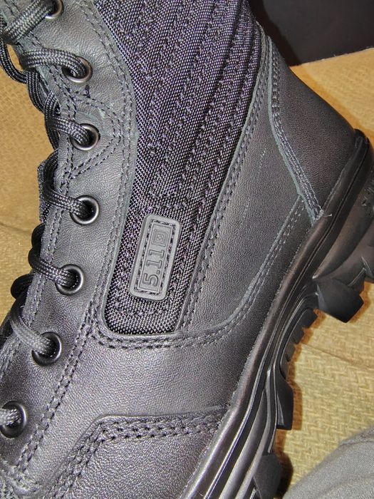 Bocanci piele tactici militari negri 5.11 noi 42.5