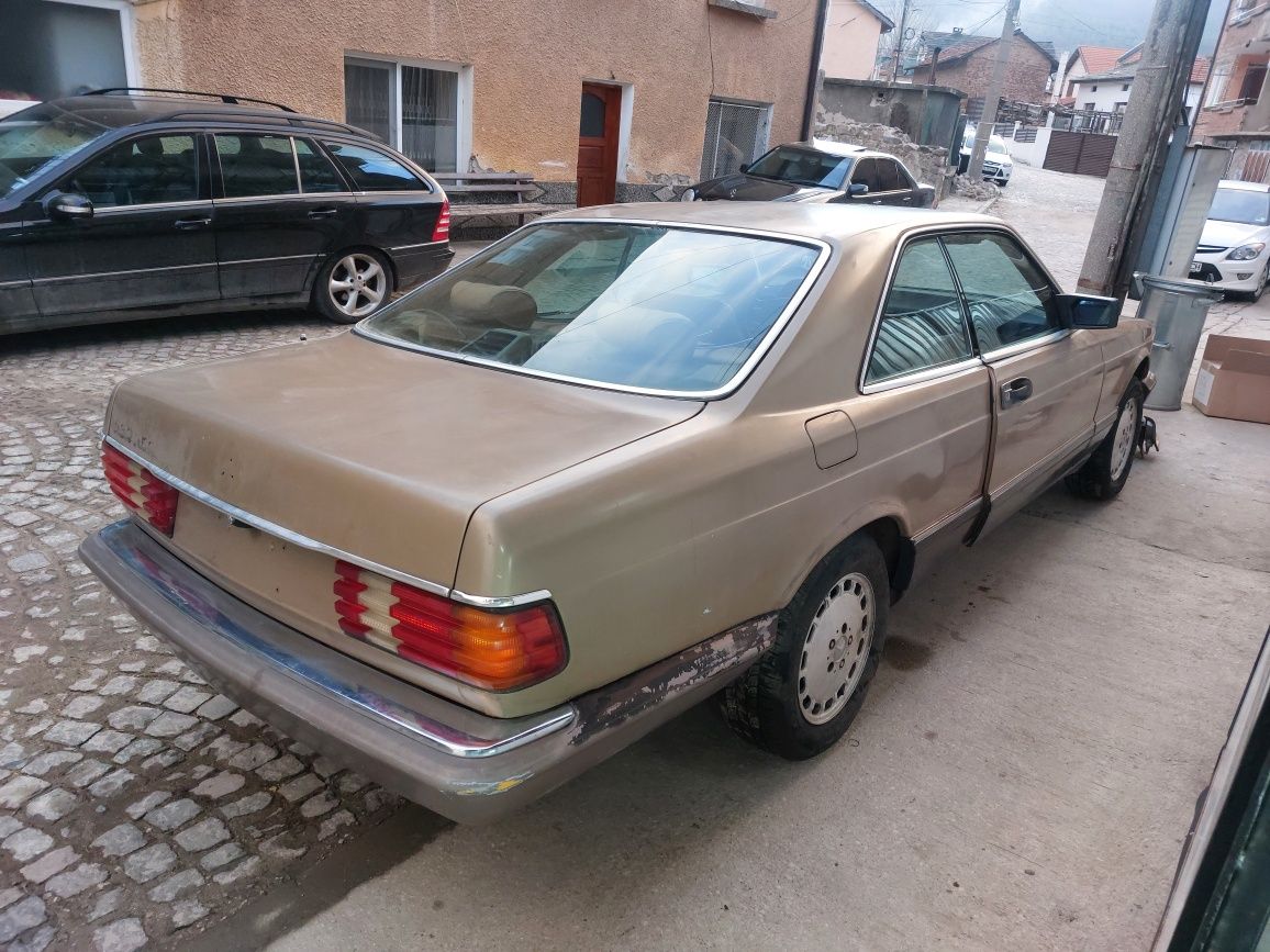 Mercedes 560 SEC на части