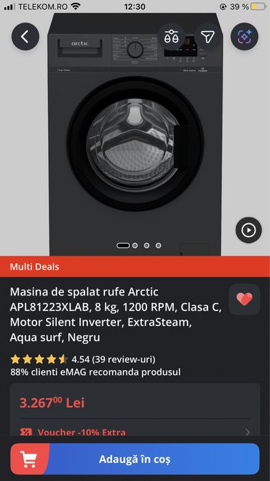 Masina de spalat rufe Arctic