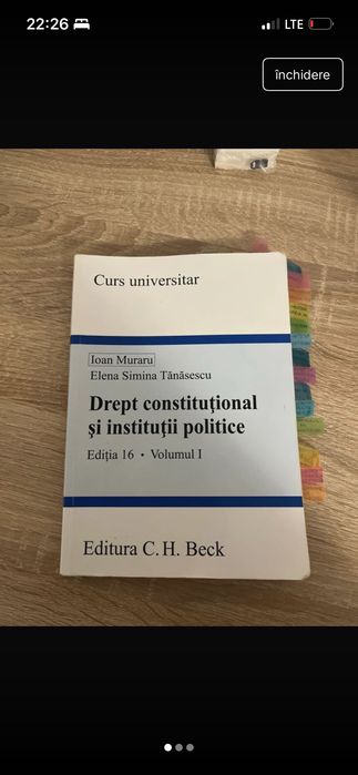 Drept constituțional- Simina Tănăsescu