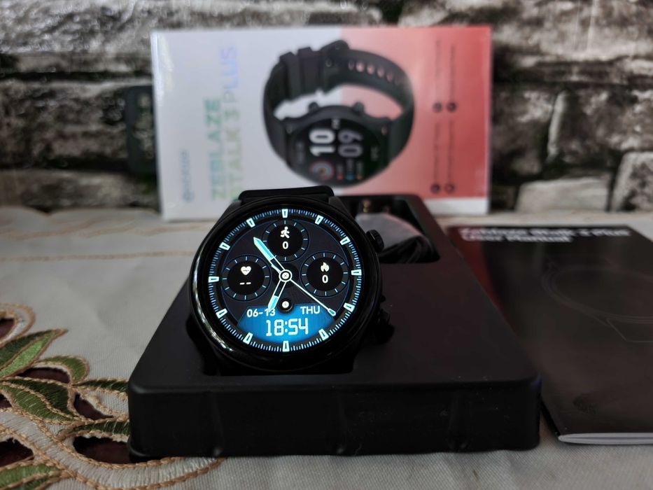 SmartWatch Zeblaze Btalk 3 Plus 1.39 inch HD Color Apel din ceas