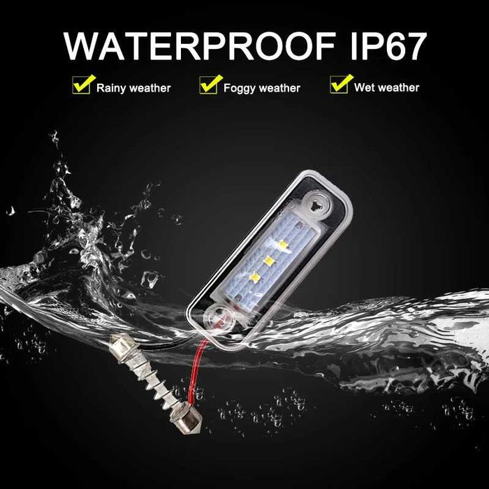 LED плафони заден регистрационен номер Mercedes W211 W203 C219 R171