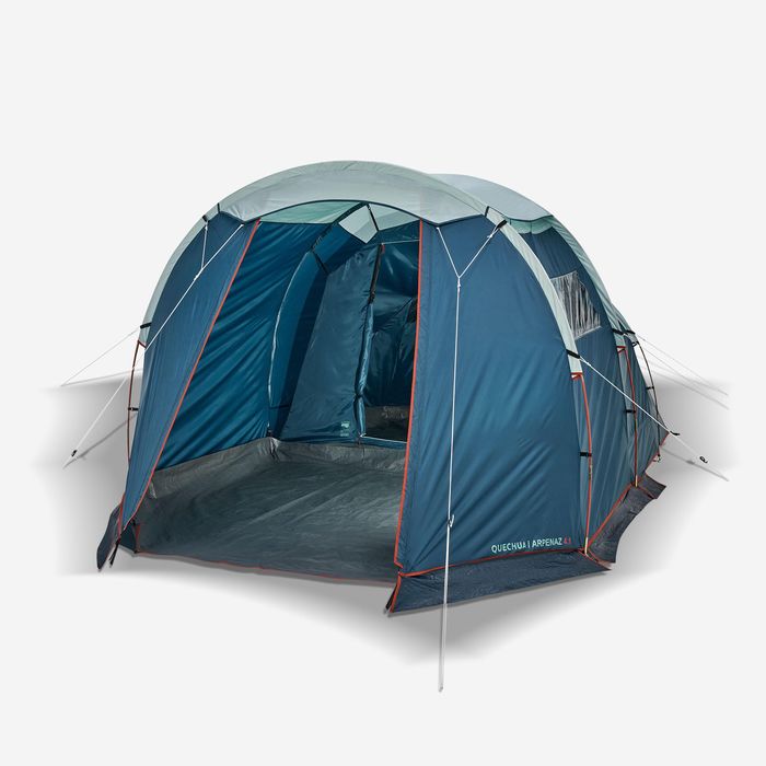 Cort Camping 4 Persoane 1 Cameră - produs resigilat Decathlon