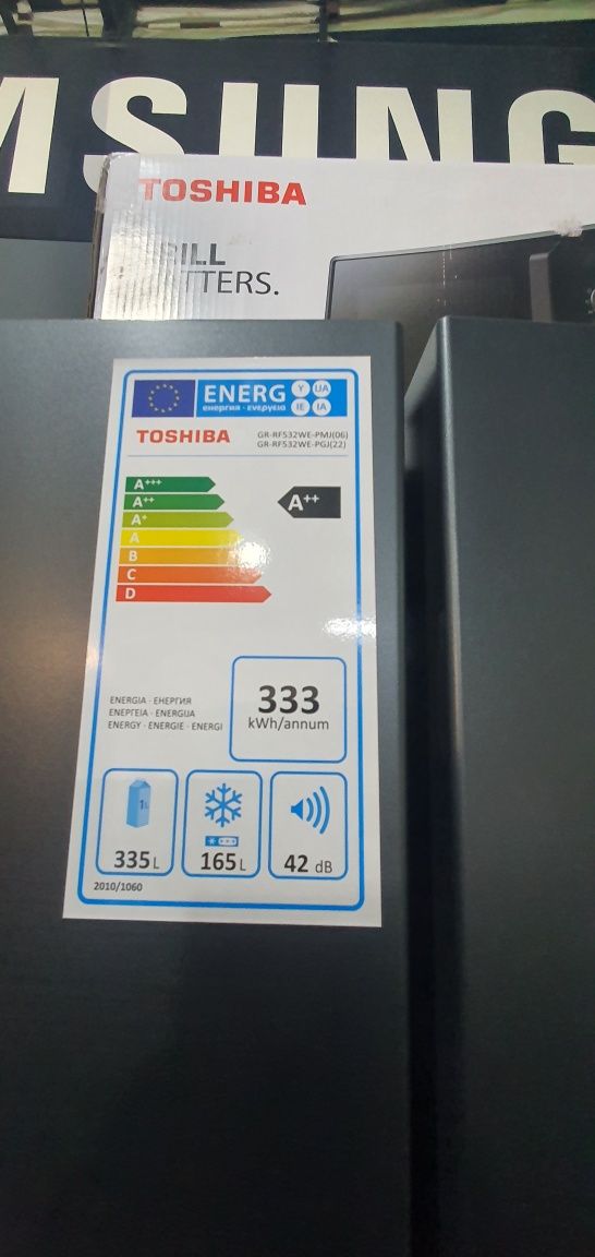 Холодильник TOSHIBA GR-RF532WE От официального дилера в Ташкенте