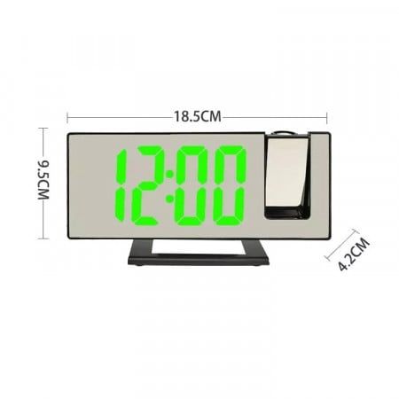 Ceas electronic cu Proiecție pe Tavan,  afisaj LCD, alarma
Ceas elec
