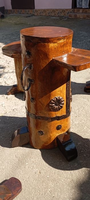 Masă rustică stejar (4bucăți).
