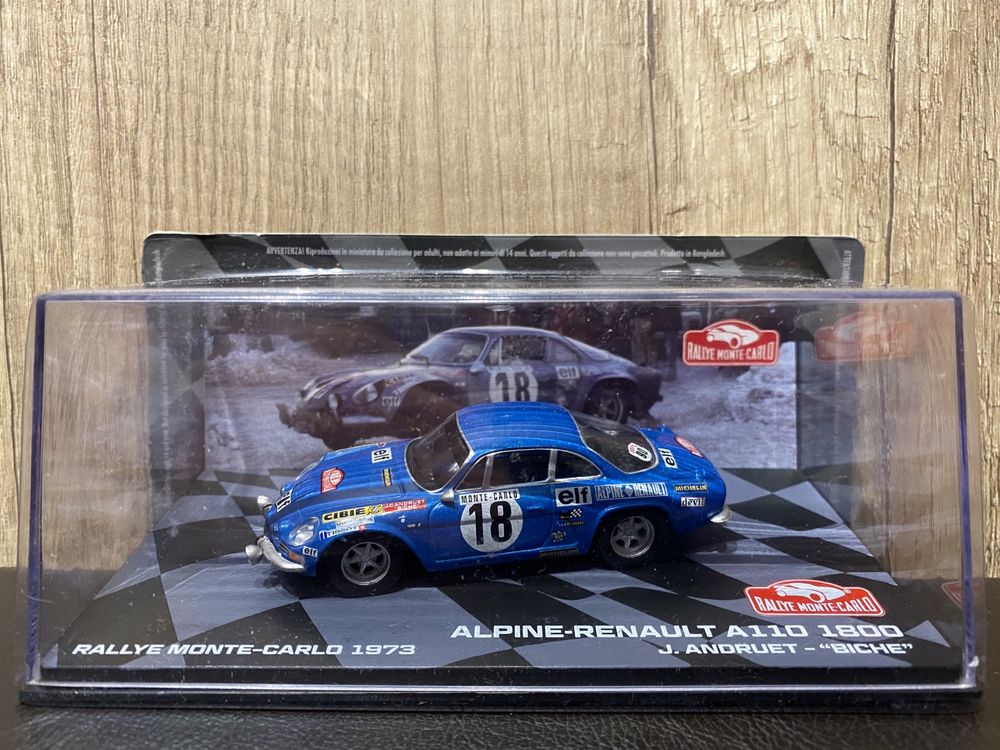 Alpine-Renault A110 1800 1973 macheta auto 1/43 Raliul Monte Carlo #4