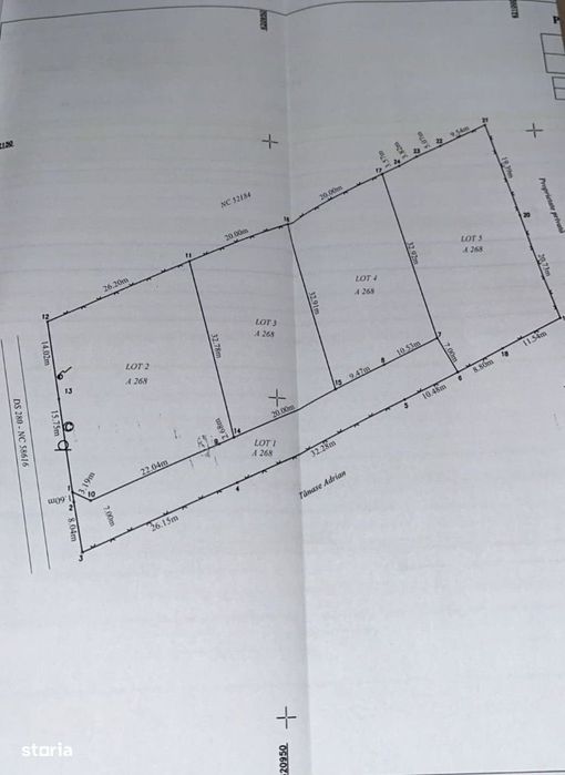 Teren intravilan Manastirea Doamnei