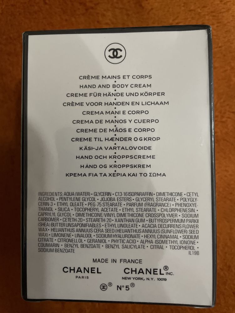 Crema de maini Chanel No. 5