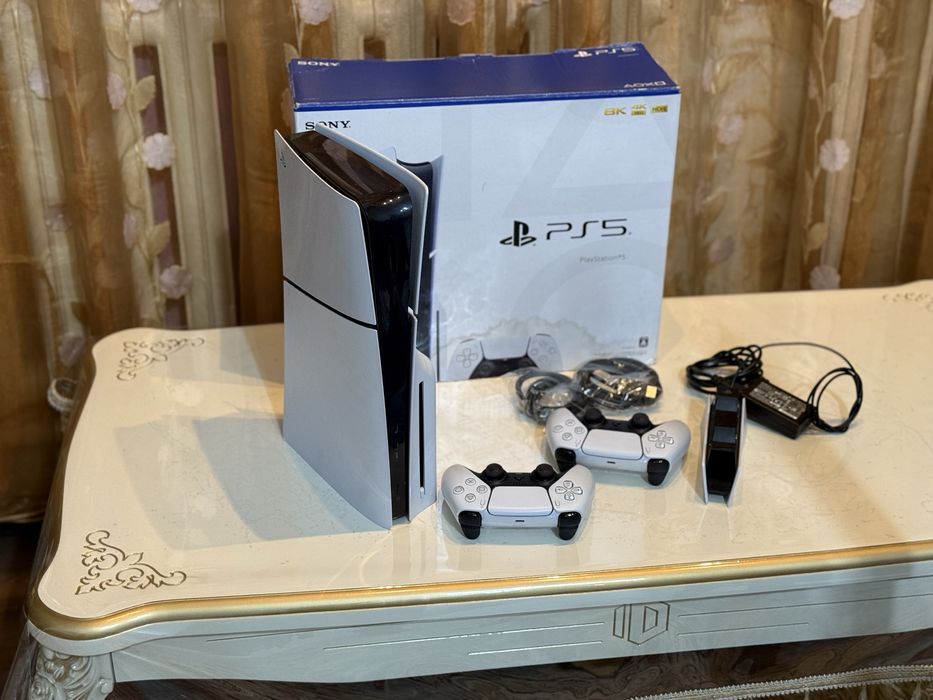 Пс 5 Слим 1000ГБ 8К новый!/Sony PlayStation 5 Slim 1TB/игра/+DualSense