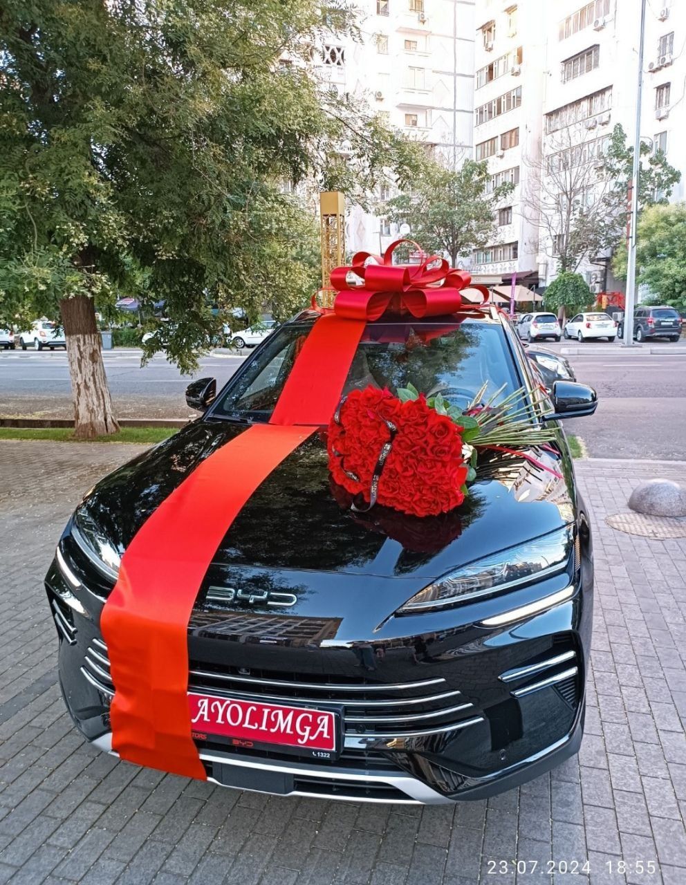Авто бантик бант лента мошинага